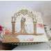 3D Marriage Invitation Card Laser Cut Invitation Glitter Paper American Card Wholesale